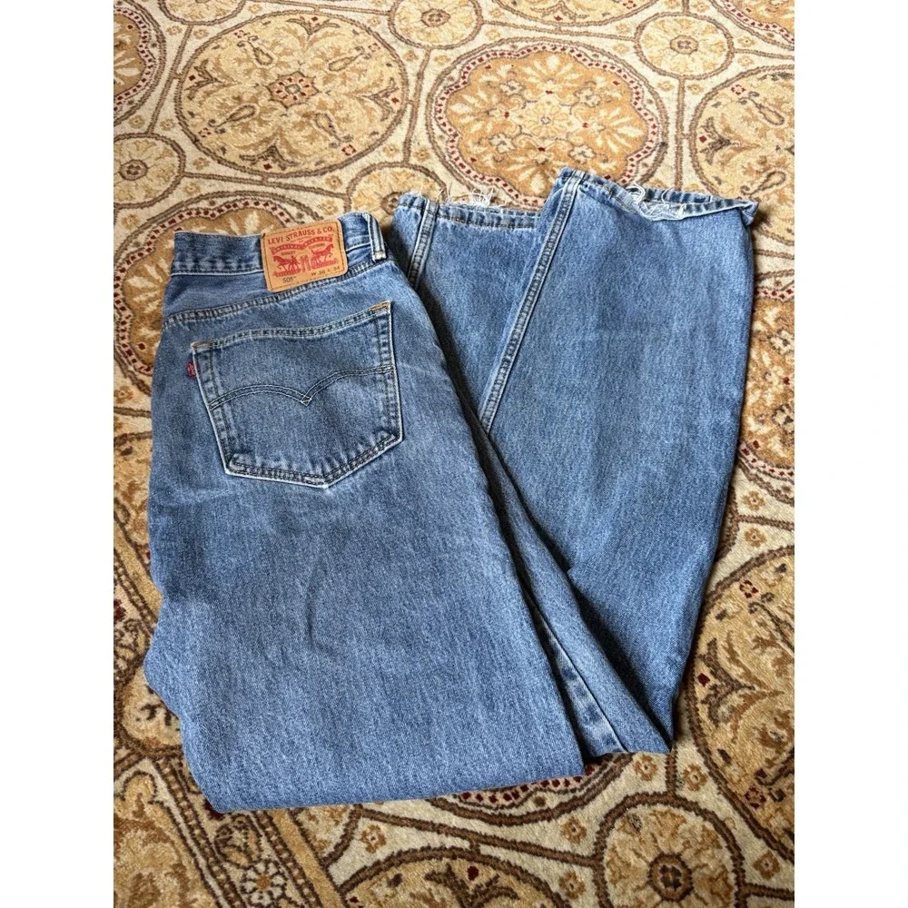 Levi's Men's‎ 505 Denim Jean Fit Straight Leg W36 L34 36x34 Cotton 5 Pocket